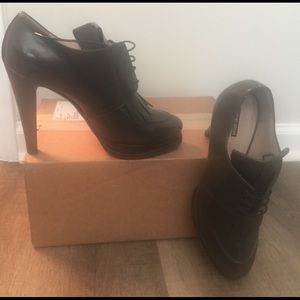 Giorgio Armani Kiltie Ankle Bootie